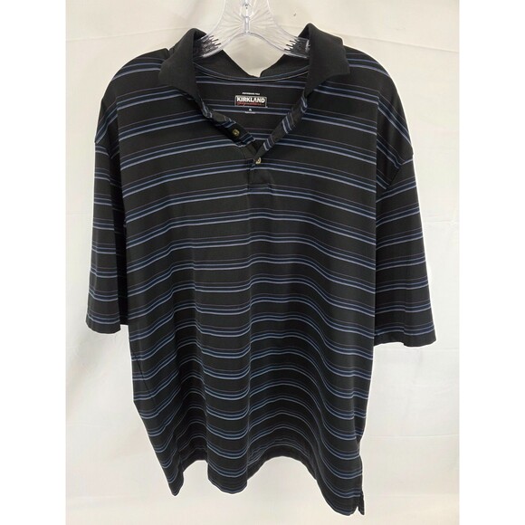 Kirkland Signature Men’s XL Polo Striped - Picture 1 of 6